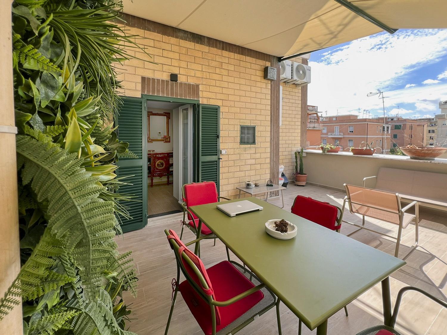 Attico Urbano Terrazza Su Roma Metro A Cornelia Apartment Exterior photo