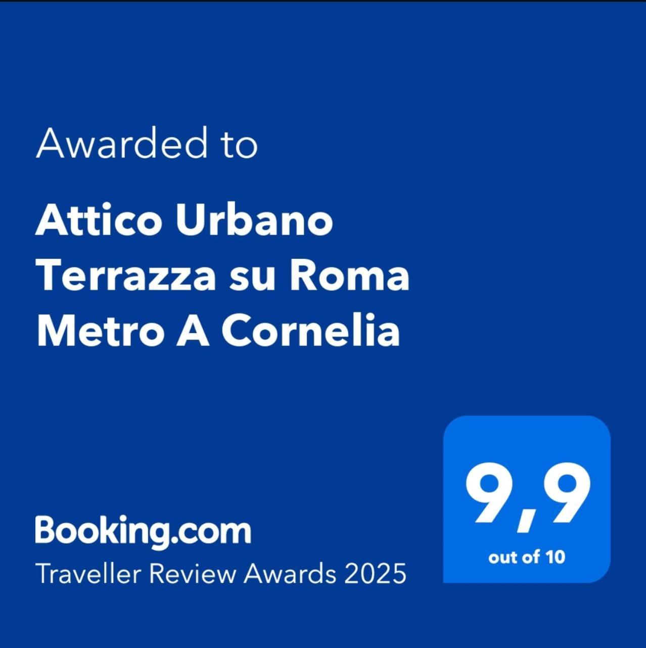 Attico Urbano Terrazza Su Roma Metro A Cornelia Apartment Exterior photo